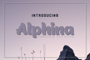 Alphina: A Display Font That Elevates Brand Identity