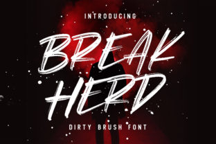 Break Herd Font Review: A Bold Display Typeface