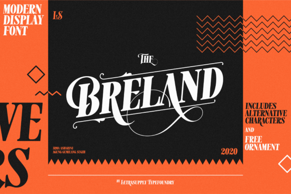 Breland: A High-Contrast Display Font for Editorial Design