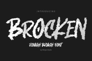 Brocken: A Bold Display Font for Brand Identity