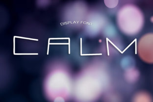 Calm Font: A Modern Display Typeface for Web Design