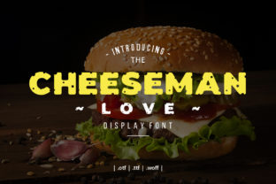 Cheeseman Love: A Playful Display Font for Branding