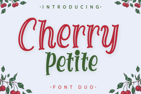 Cherry Petite: A Playful Display Font for Branding