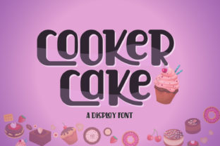 Cooker Cake: A Whimsical Display Font for Branding