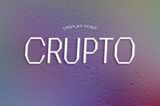 Crupto: A Modern Display Font for Editorial Design