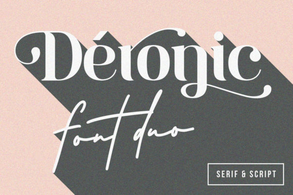Deronic: A Premium Display Font for Modern Web Design