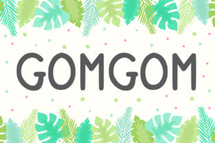 Gomgom Font: Elevating Brand Identity with Elegant Display Typography