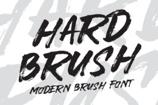 Hardbrush: A Bold Display Font for Editorial Impact
