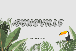 Jungville Outline: A Playful Display Font for Editors