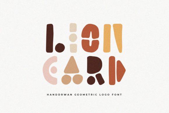 Lion Card: A Playful Display Font for Bold Branding