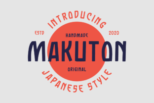 Makuton: A Modern Display Font for Web Design