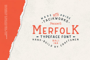 Merfolk: A Vintage Display Font for Bold Branding