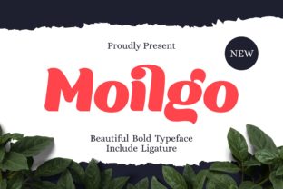 Moilgo: A Bold Display Font for Crafters
