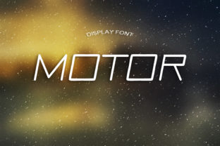 Motor Typeface: Bold Charm for Makers