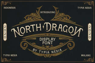 North Dragon: A Vintage Display Font for Editorial Design