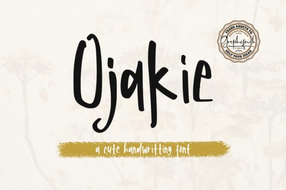 Ojakie: A Friendly Display Font for Modern Web Design