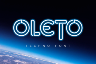 Oleto: A Futuristic Display Font for Web Design