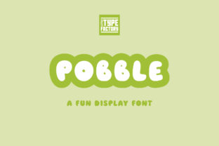 Pobble: A Playful Display Font for Digital Design