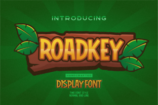 Roadkey: A Playful Display Font for Modern Branding