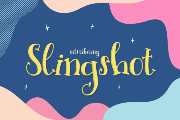 Slingshot: A Playful Display Font for Modern Editors