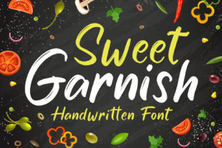 Sweet Garnish: A Playful Display Font for Campaigns