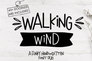 Walking Wind: A Playful Display Font for Web