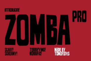Zomba Pro: A Retro-Horror Typeface for Bold Brands